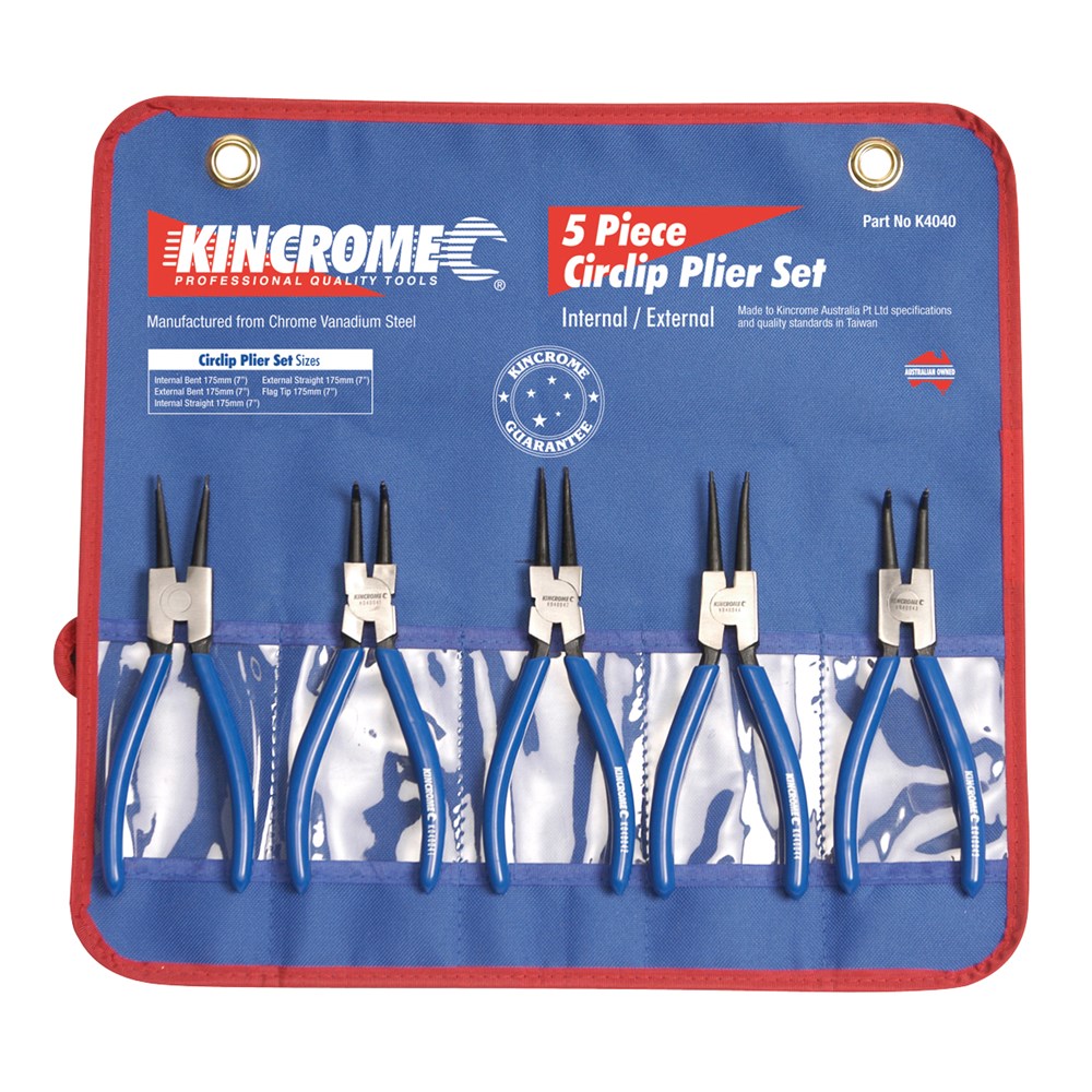 KINCROME KIN-5PCE CIRCLIP PLIER SET